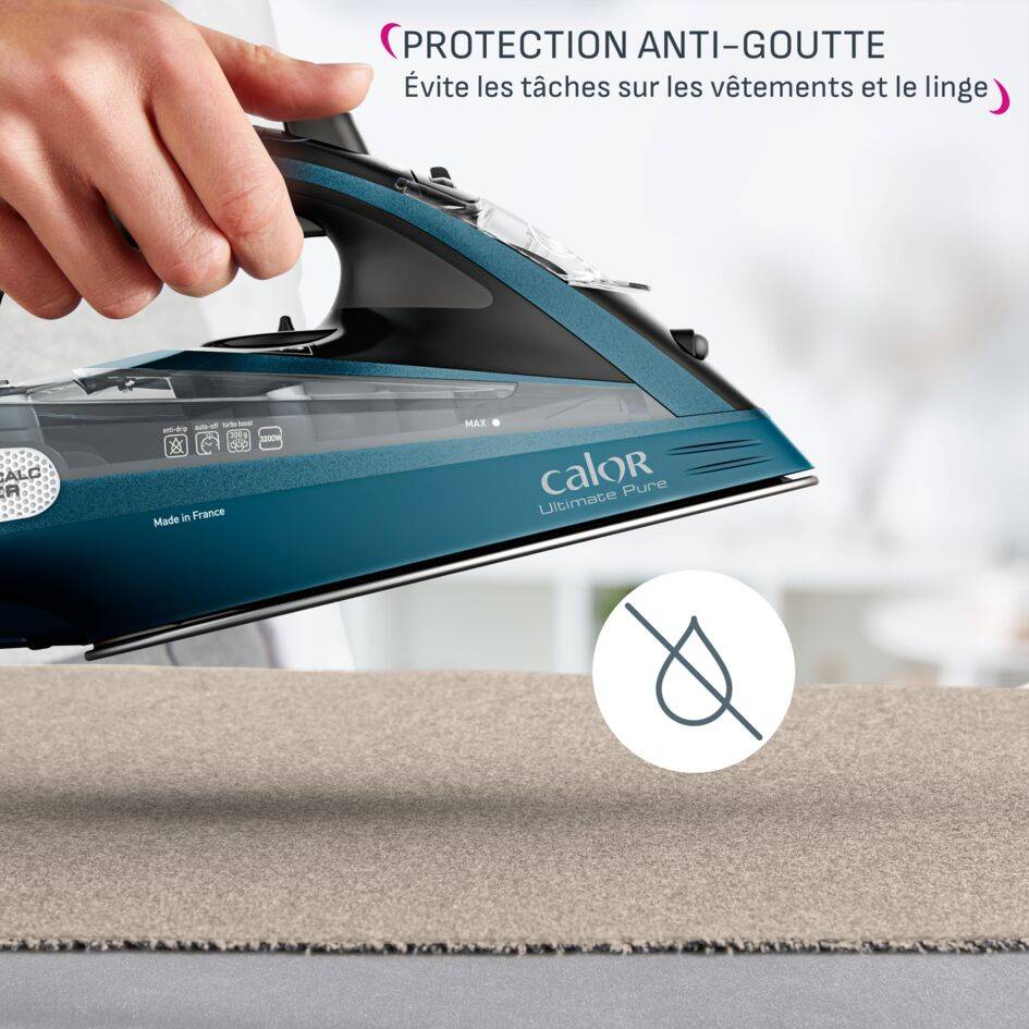 Ultimate Pure FV9851C0 Fer à Repasser Vapeur - 3200W - Pressing 300 g/min - 350mL
