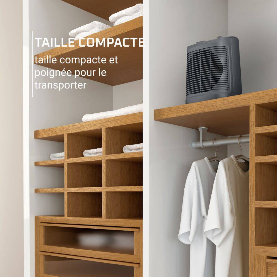 Instant Comfort Compact SO2321 Chauffage électrique - 1.800W - 2 vitesses