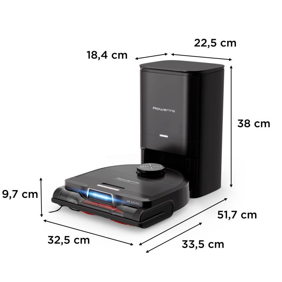 X-Plorer Serie 220+ RR9485 Aspirateur robot avec station de vidage automatique - 5.000Pa - Technologie: Caméra + Laser