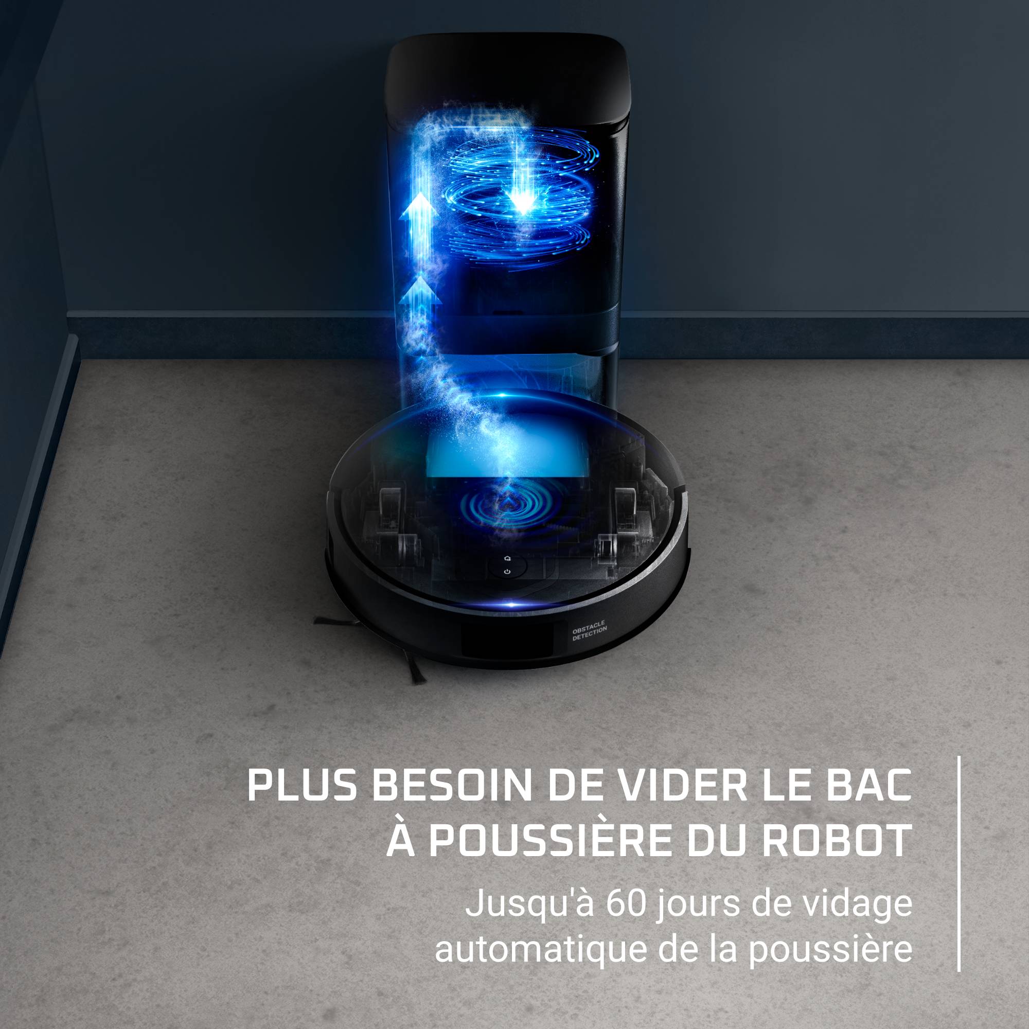 X-Plorer Serie 135+ RR91D5 Aspirateur robot avec station de vidage automatique - 5.000Pa - Technologie: Caméra + Laser