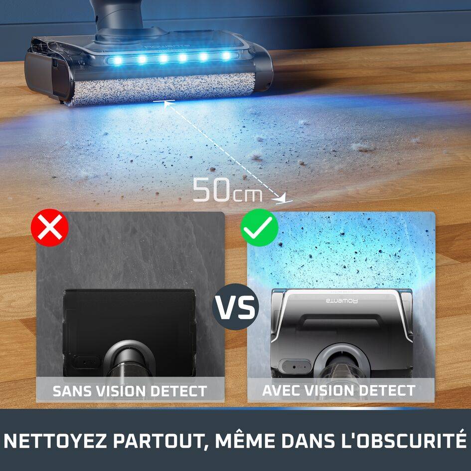 X-Clean 7 Pro GZ5856E0 Aspirateur laveur 2-en-1 - 50 min d'autonomie - Nettoyage et séchage automatique