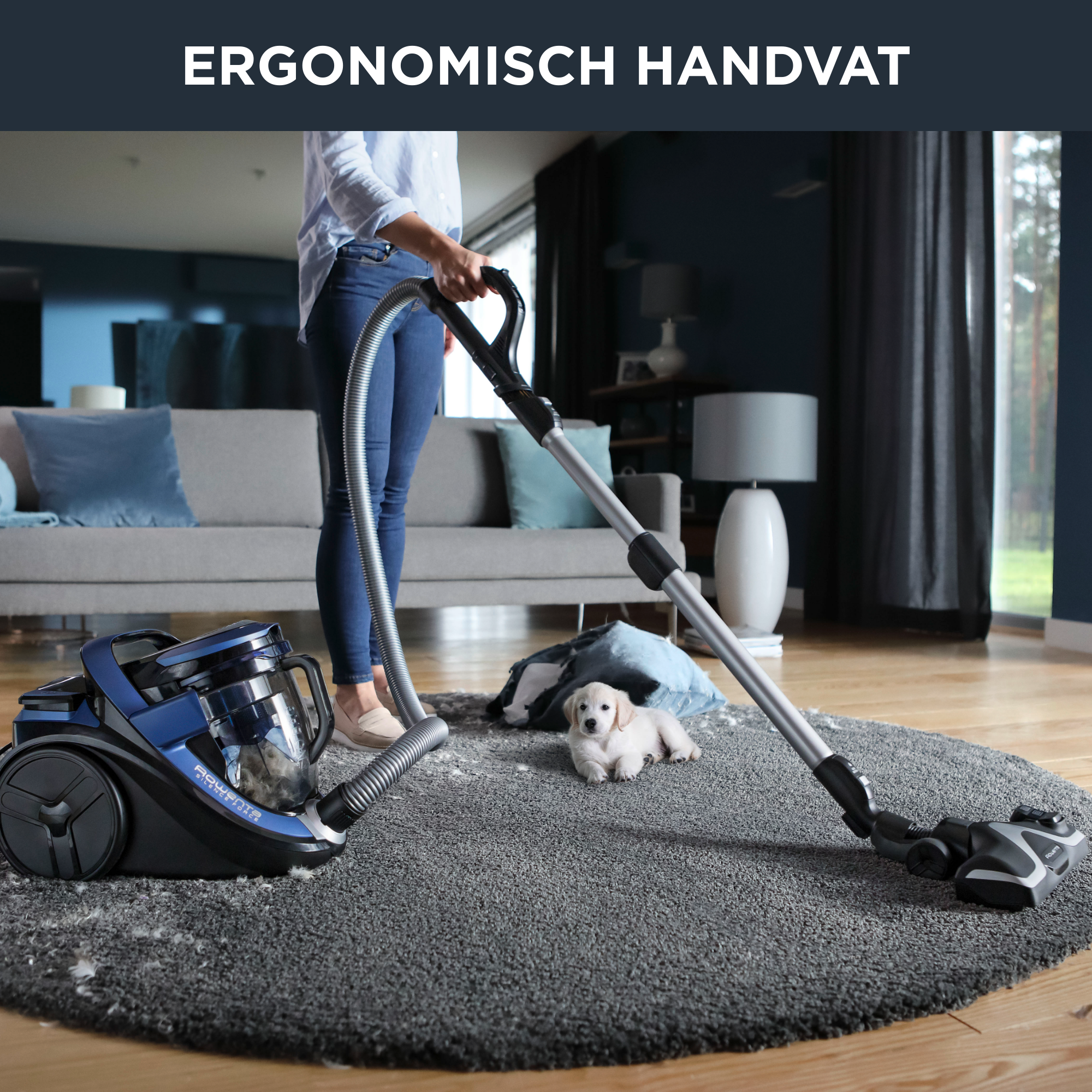 Silence Force Cyclonic RO7690 Stofzuiger zonder zak