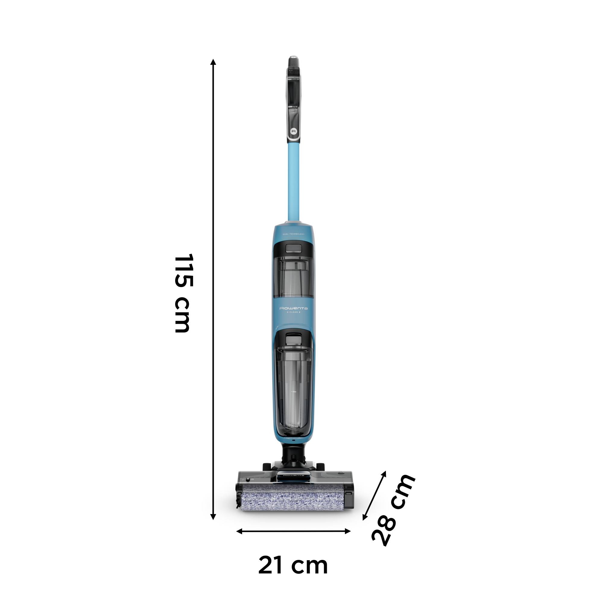 X-Clean 2 GZ2271E0 Nettoyeur de sol & Aspirateur 2-en-1 - 35 min d'autonomie - Nettoyage automatique de la brosse