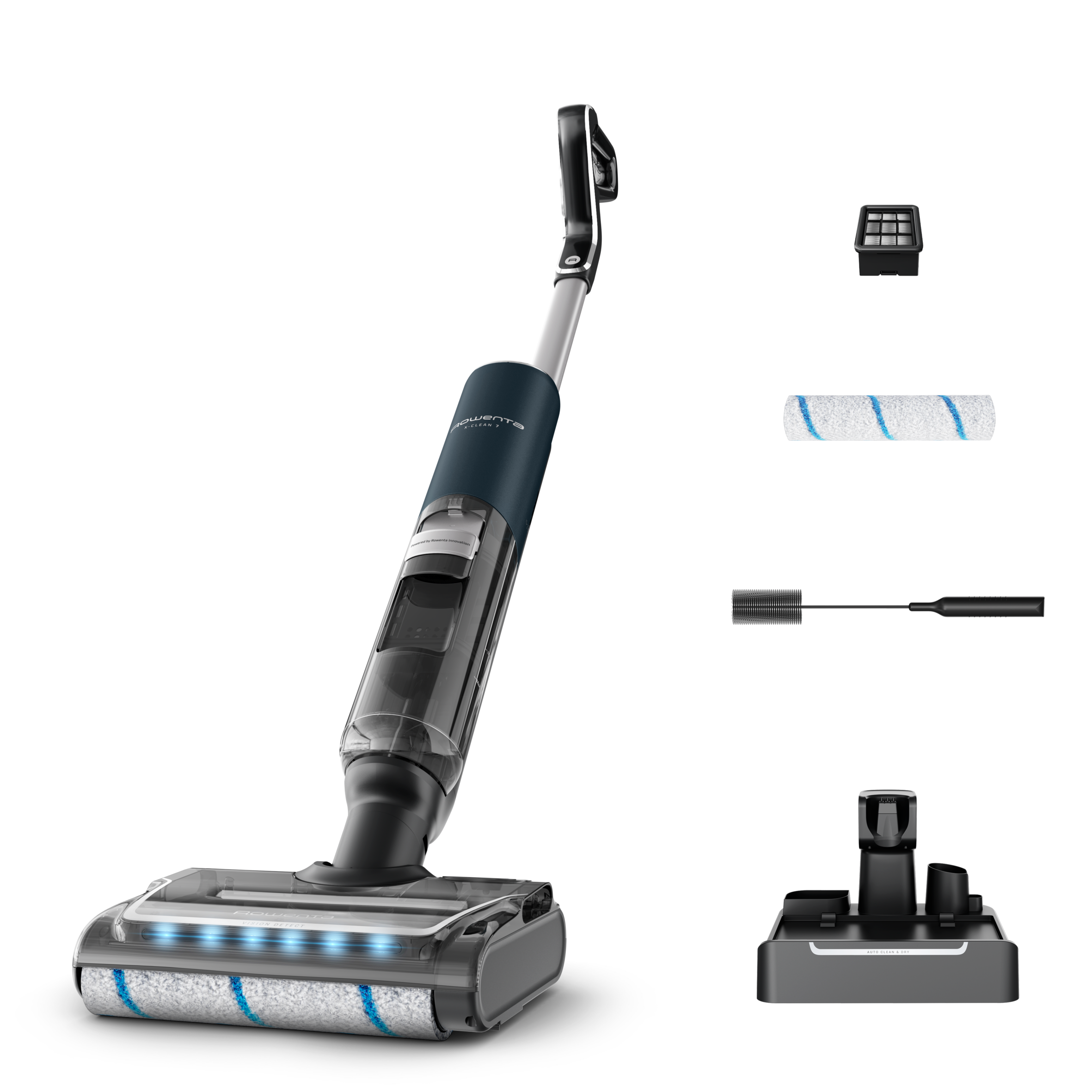 X-Clean 7 GZ5735E0 Aspirateur laveur 2-en-1 - 50 min d'autonomie - Nettoyage et séchage automatique