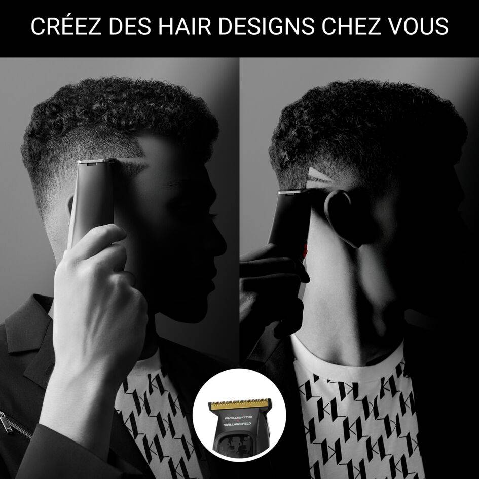 Cut & Style TN182L Karl Lagerfeld Tondeuse cheveux - 1-3-5mm