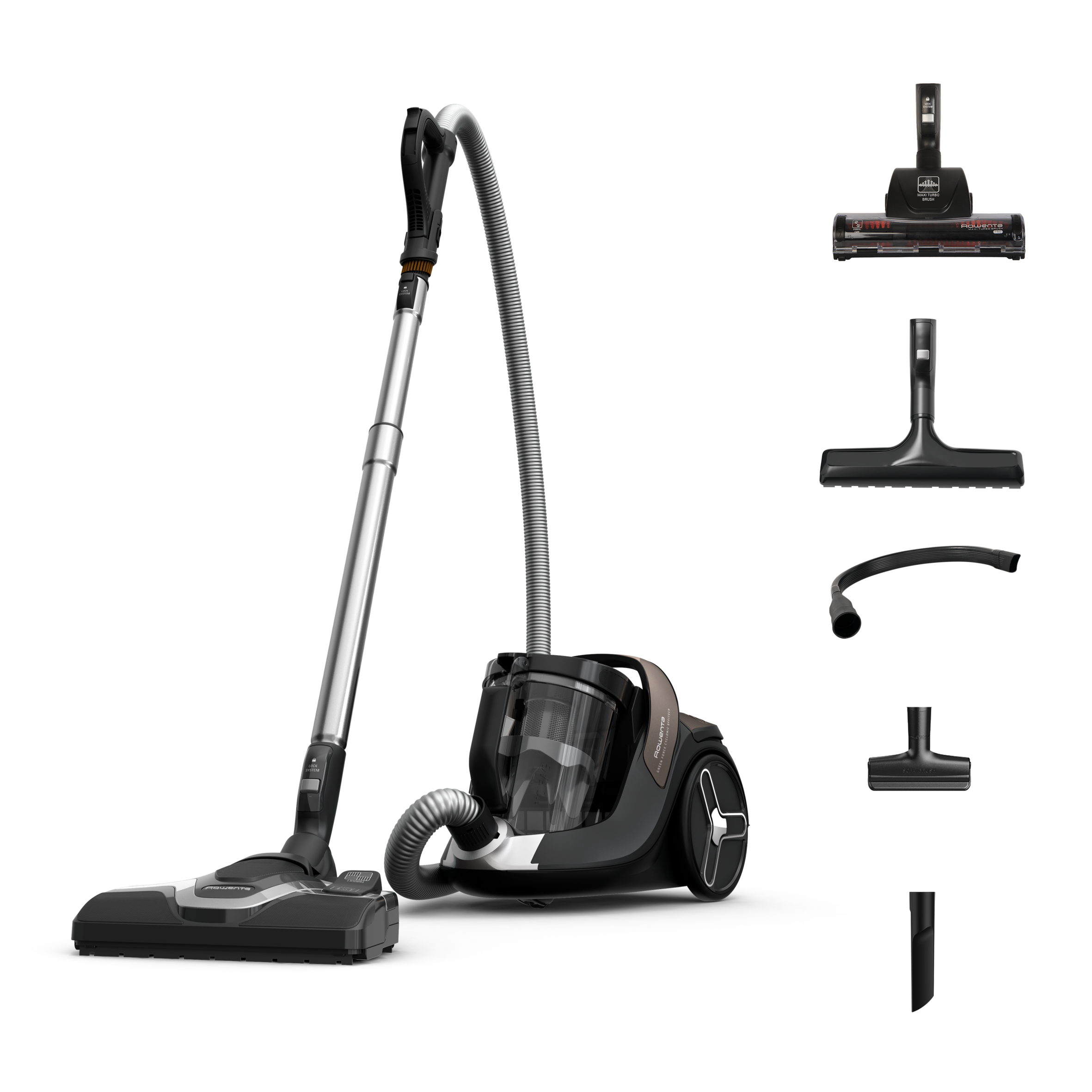 Green Force Cyclonic Effitech®+ stofzuiger zonder zak RO7C66EA Rowenta