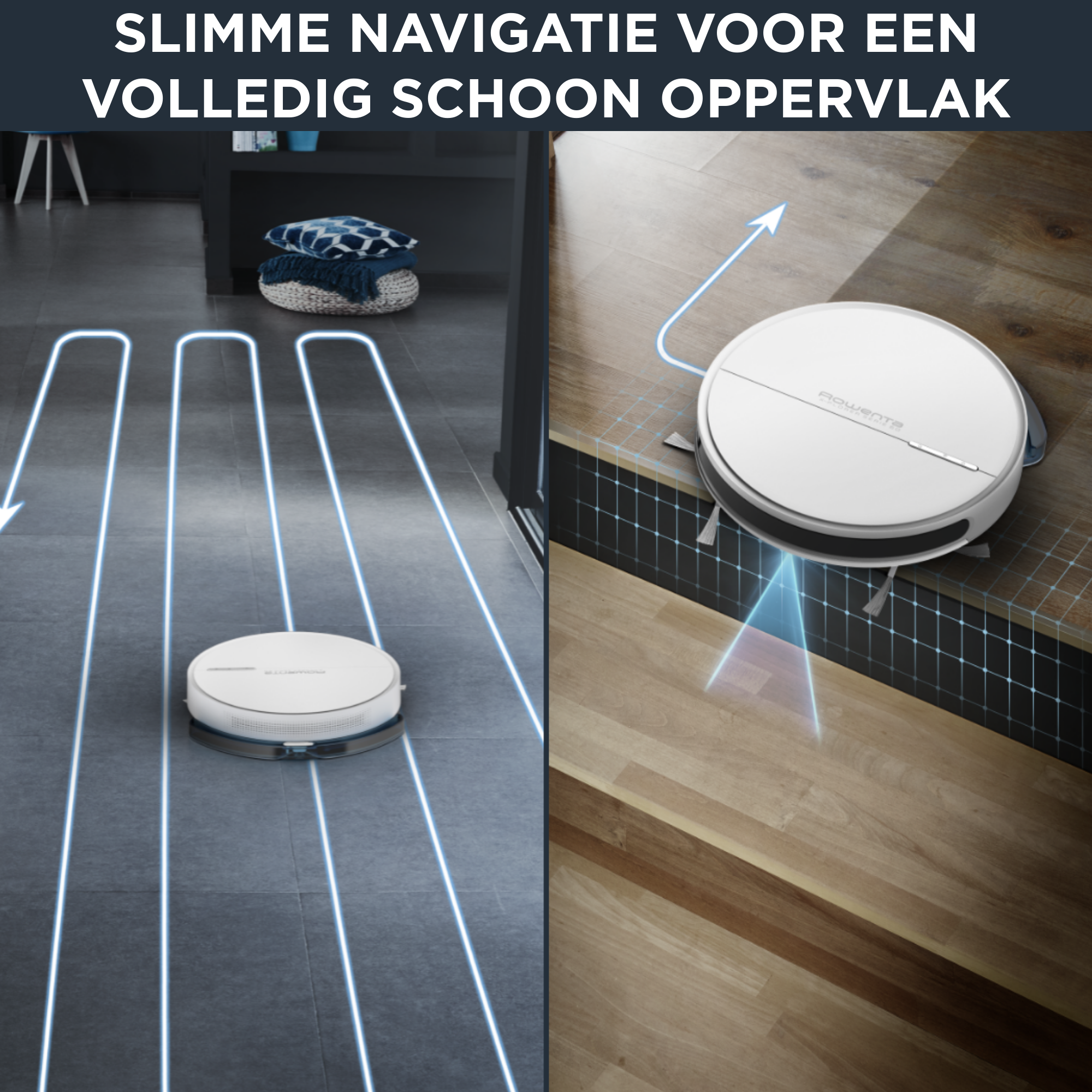 X-Plorer Serie 60 RR7447 Robotstofzuiger - 2.300Pa - Technologie: Gyroscoop