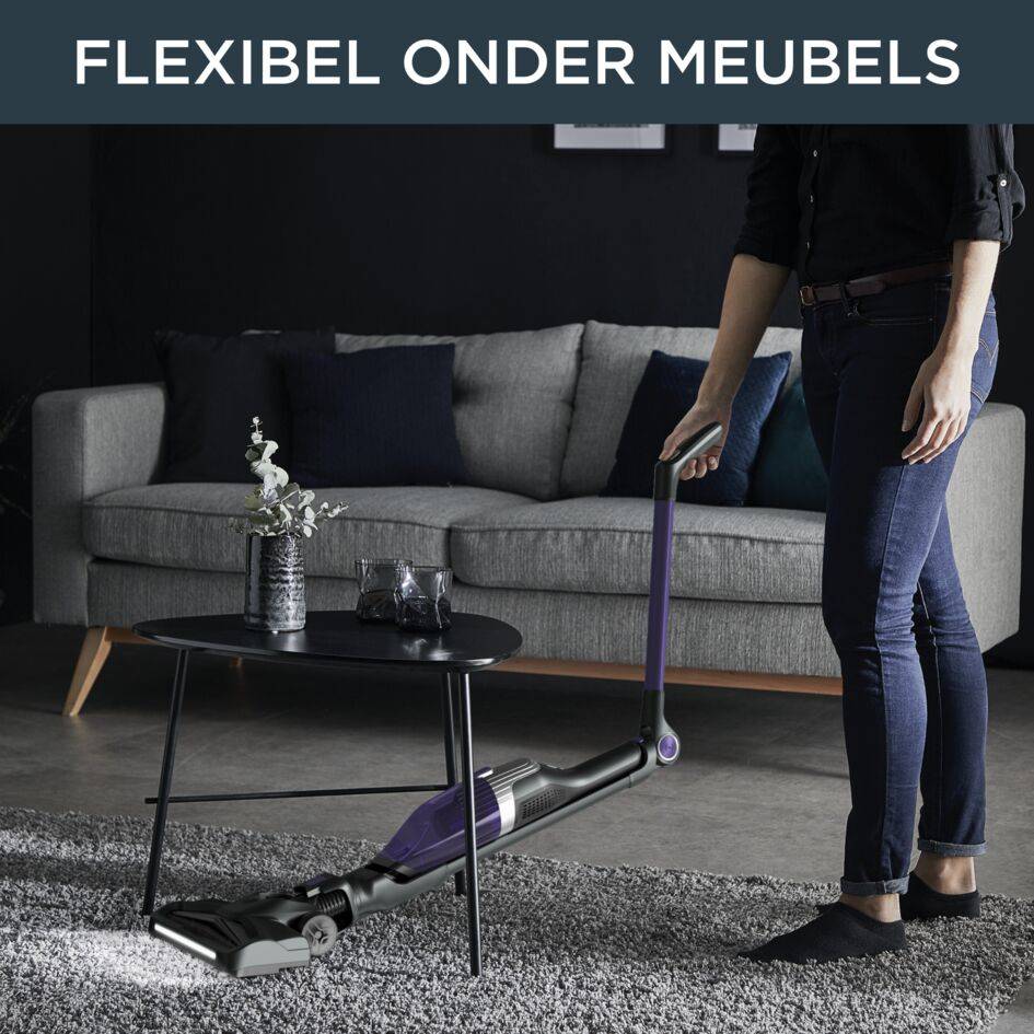 X-Trem Compact 2-in-1 RH1238 Steelstofzuiger - 16,8V - 40 min autonomie - 0,4L