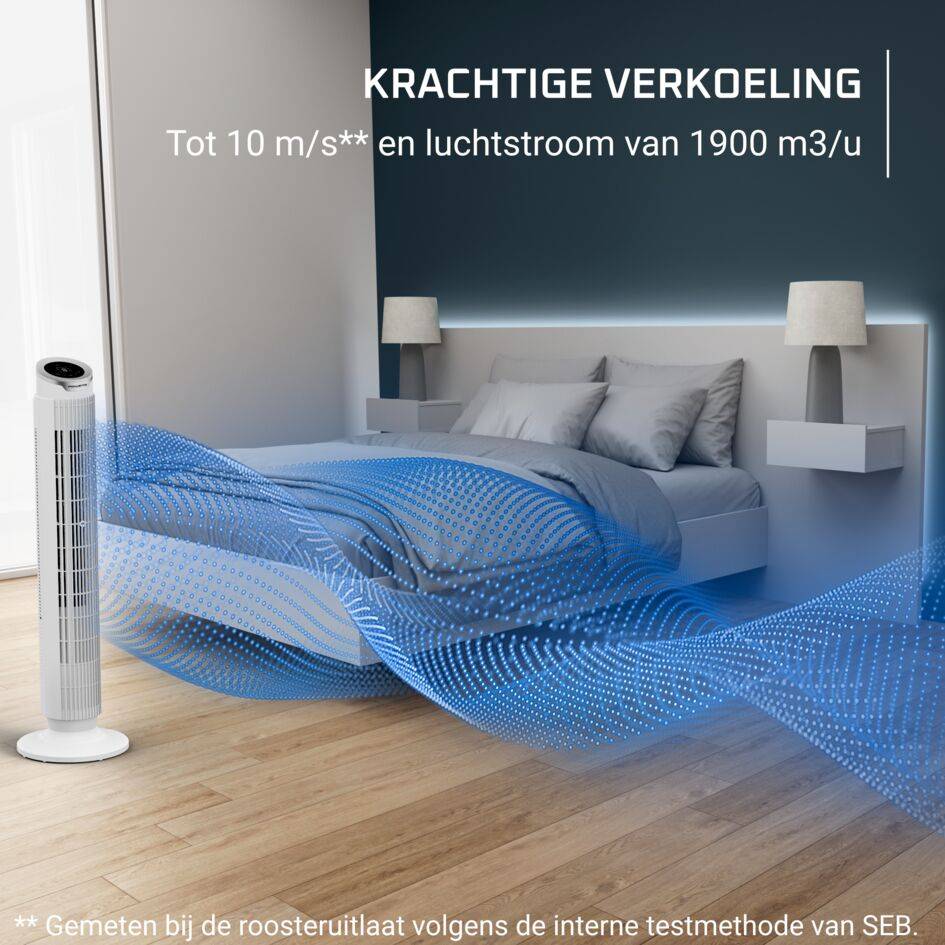 Eole Silence Force, torenventilator, intense verkoeling, stil