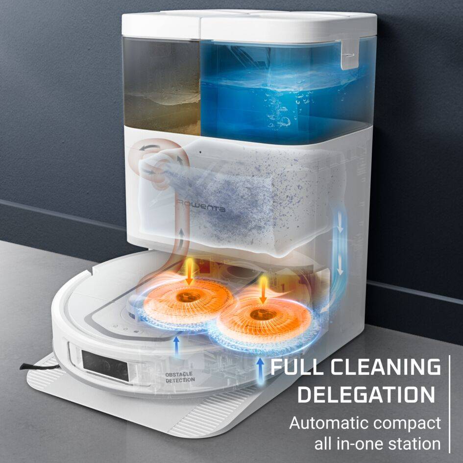 X-Plorer Serie 580 Max RR9547E0 Aspirateur robot Wet & Dry - Nettoyage automatique - 10.000Pa - Technologie laser