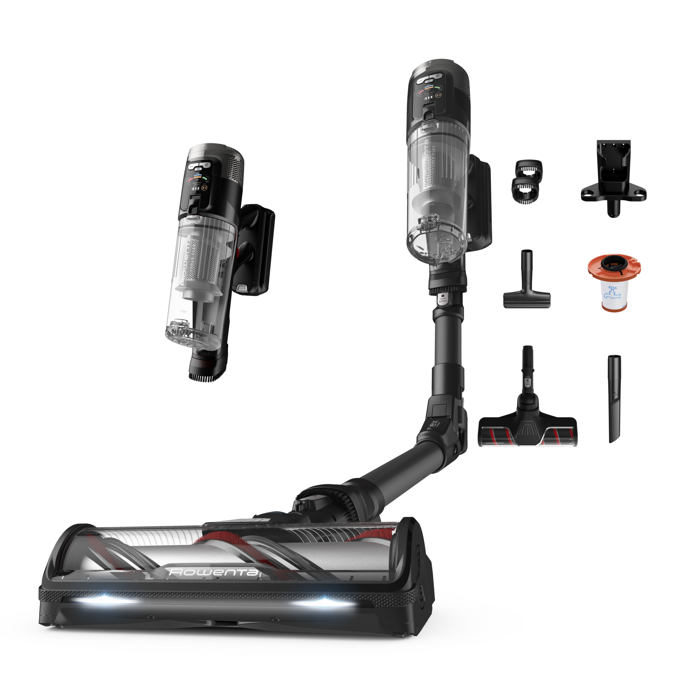 X-Force Flex 12.60 Neo RH9L55E0 Aspirateur balai - 150 AirWatts - 60 min d'autonomie - Modèle Allergie