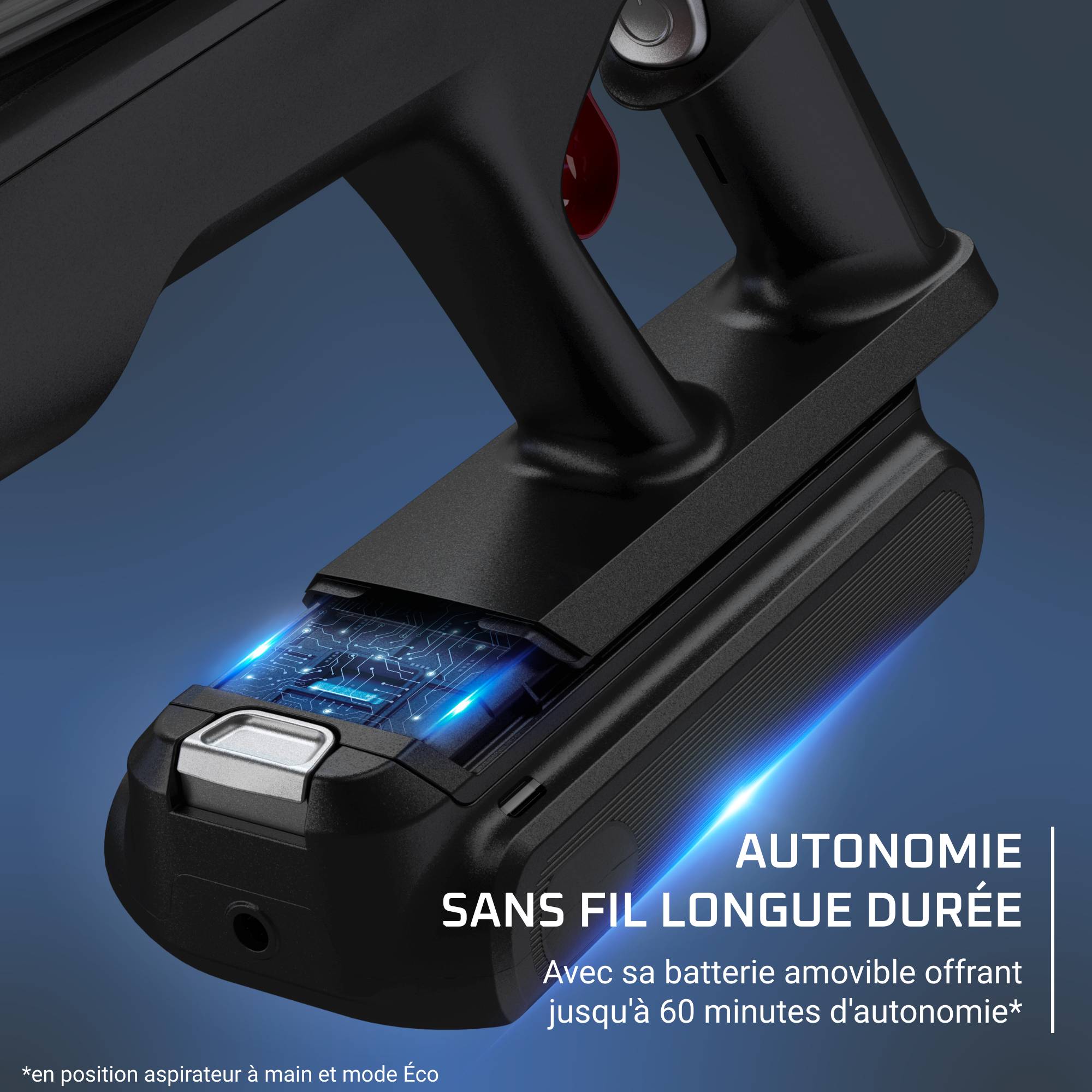 X-Force Flex 12.60 Neo RH9L55E0 Aspirateur balai - 150 AirWatts - 60 min d'autonomie - Modèle Allergie