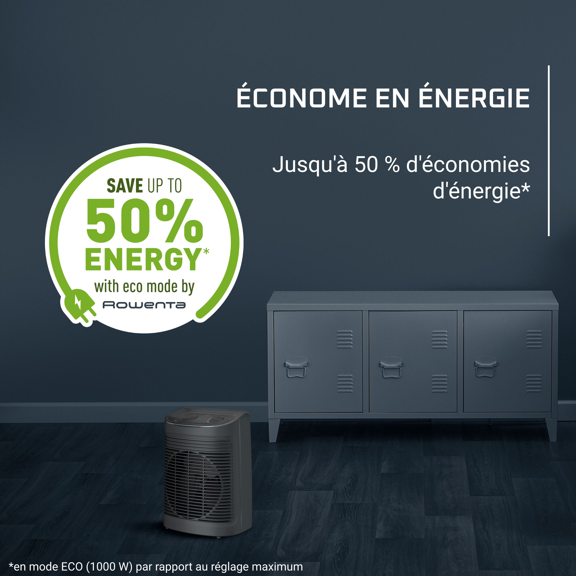 My Nomad Heater SO8231 Chauffage électrique - 1.800W - 2 vitesses