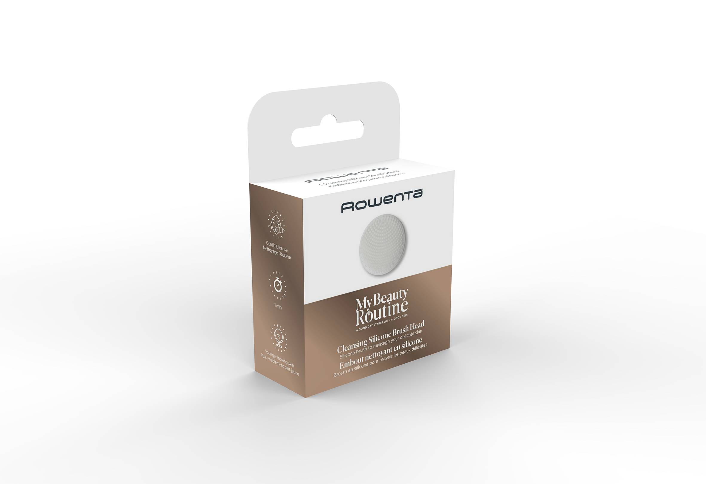 Siliconen borstelkop voor gelaat XD4130F0