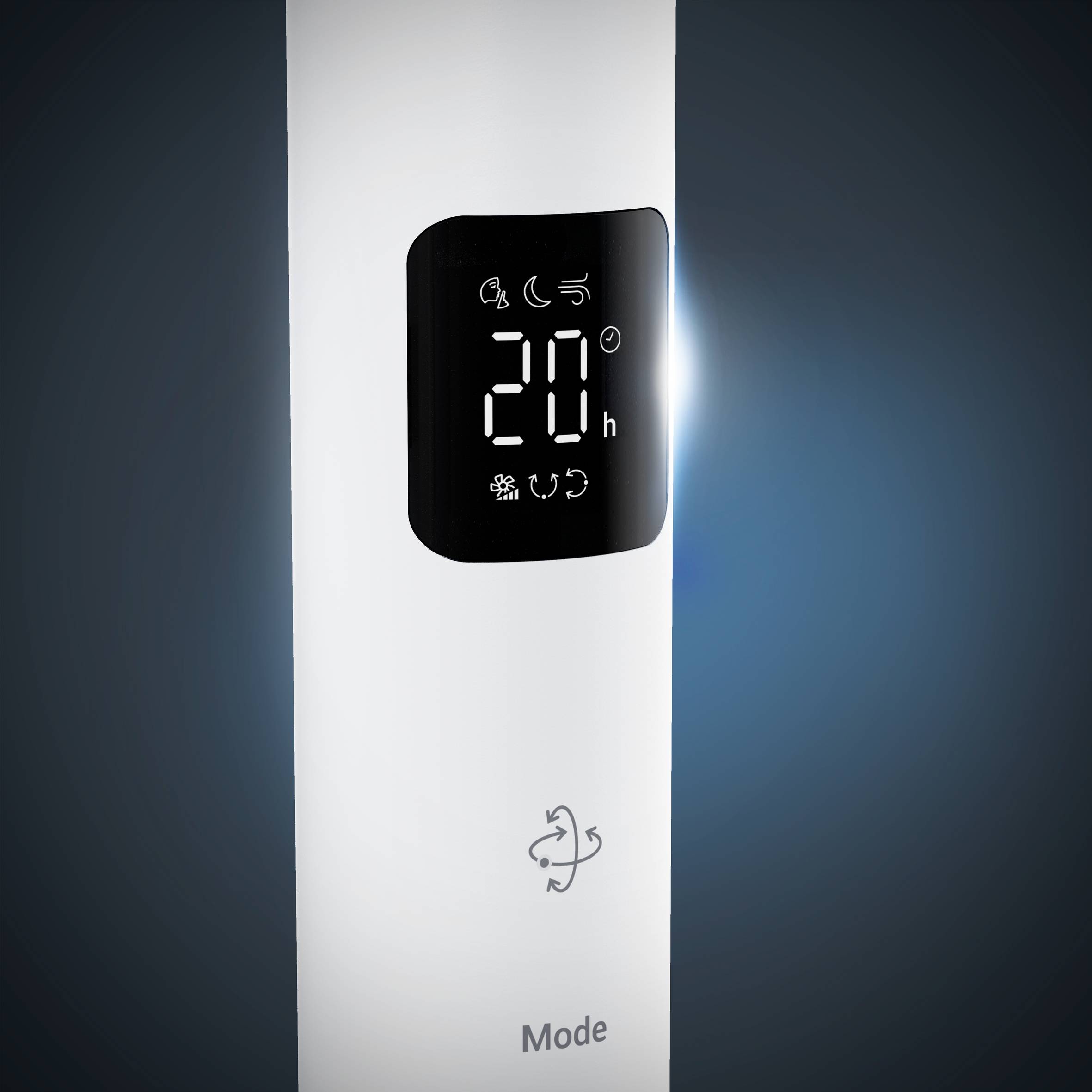 Turbo Silence Compact 3D QV5050F0 Staande ventilator - 3,4&nbsp;m/s - 20 snelheden - Stil