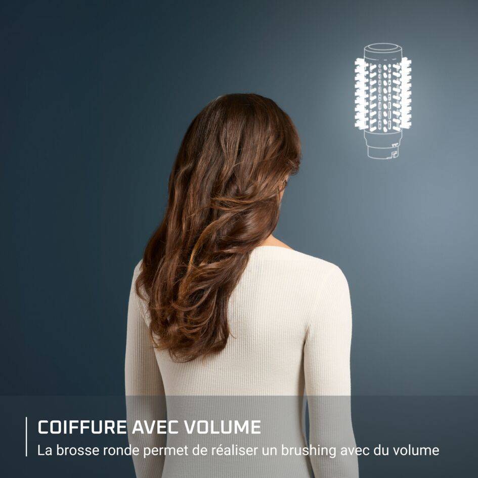 Air Shape UB9820 Brosse soufflante multistyler - 3 niveau de vitesses/températures - Ceramique