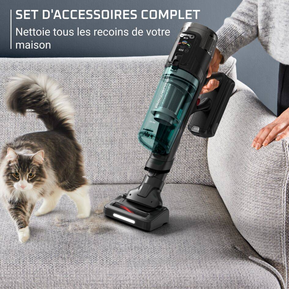 X-Force Flex 12.60 Neo RH9L42 Aspirateur balai - 150 AirWatts - 60 min d'autonomie - 0,65L