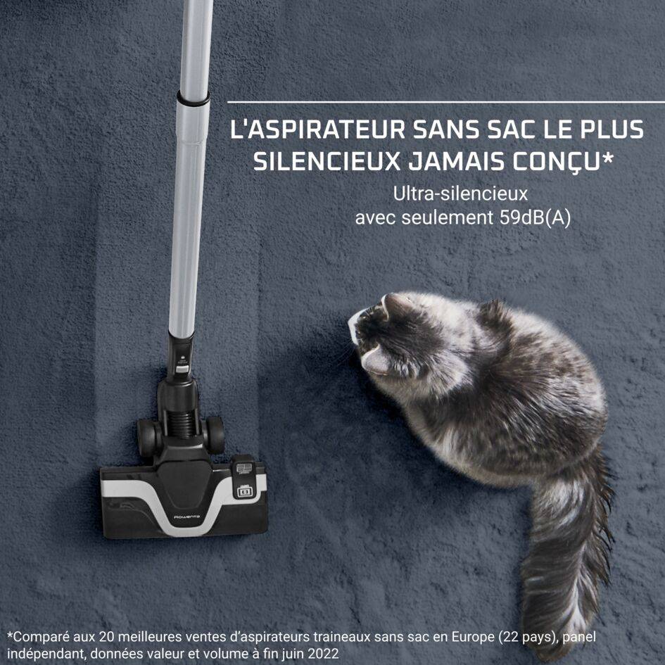 Aspirateur sans sac Silence Force Cyclonic Effitech Animal Care RO7941EA Rowenta