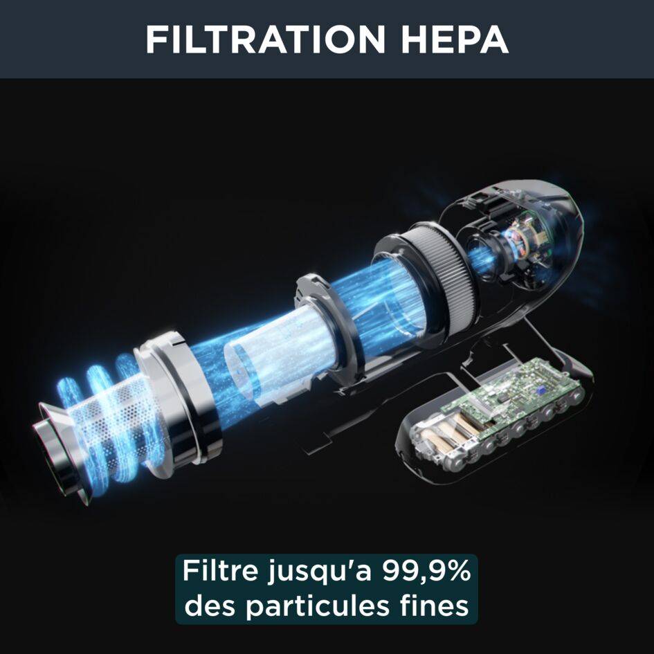 X-Force Flex 14.60 RH9958 Aspirateur balai - 130 AW + 5 accessoires