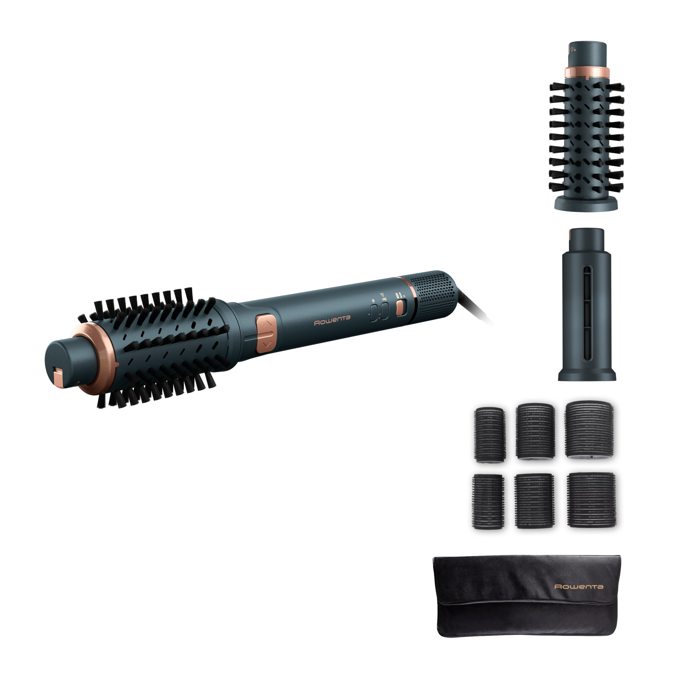 Air Rotate UB9920 Brosse soufflante rotative - 2 brosses 50mm et 38mm - 8 combinaisons de vitesse et température