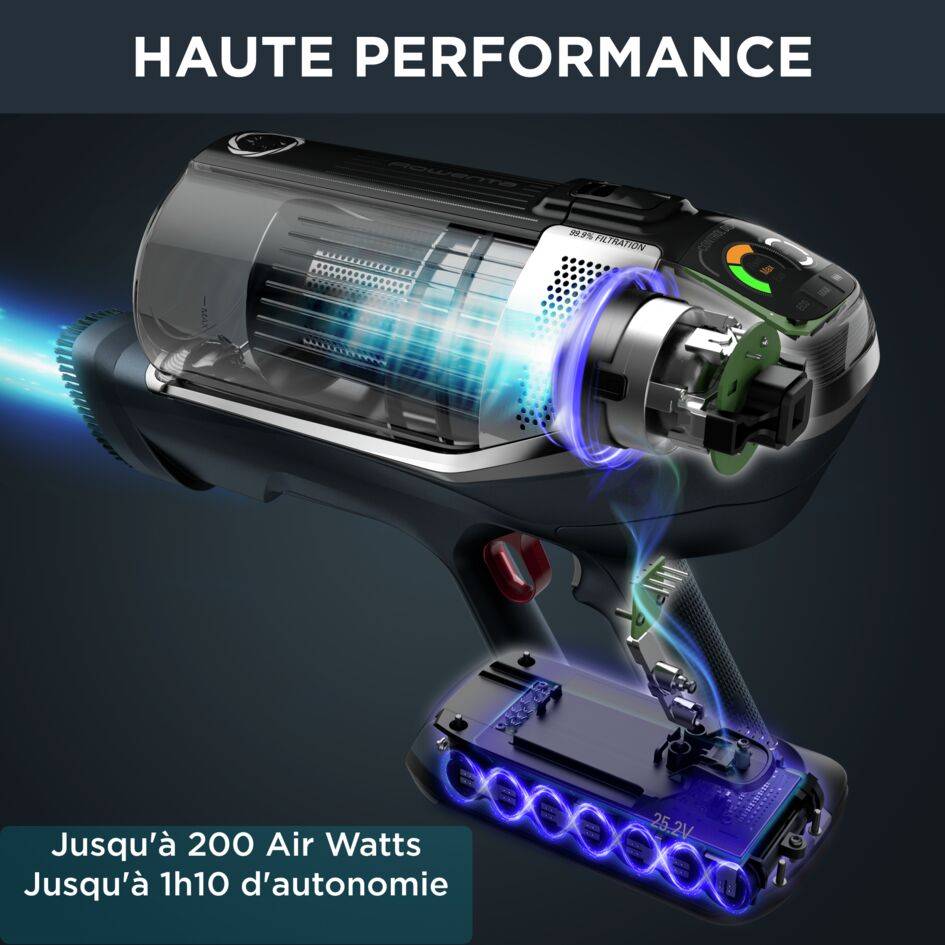 X-Force Flex 14.60 RH9958 Aspirateur balai - 130 AW + 5 accessoires
