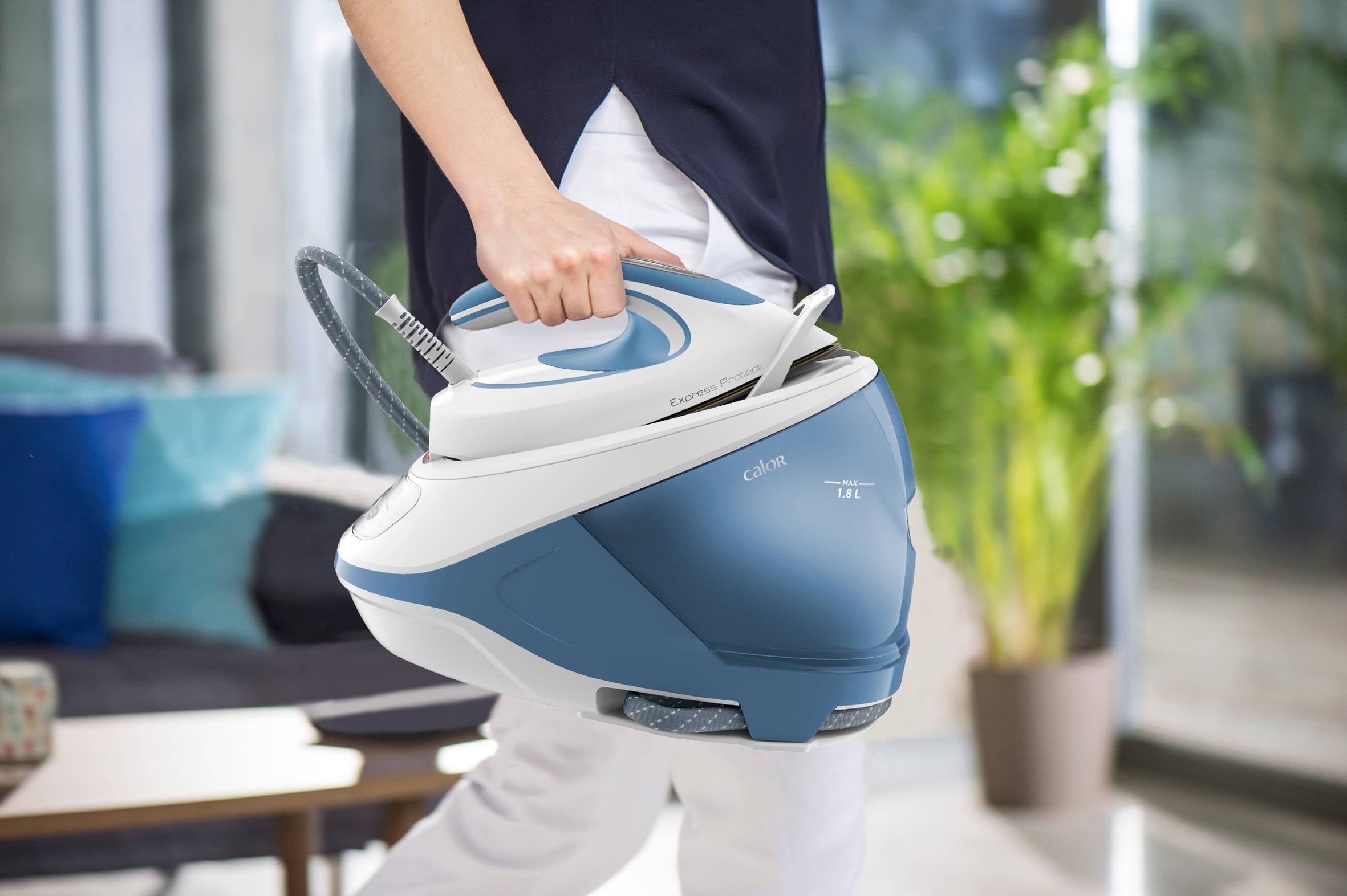 Express Protect SV9202 Centrale vapeur - 7,5 bars - Pressing 520 g/min - Technologie sans réglage