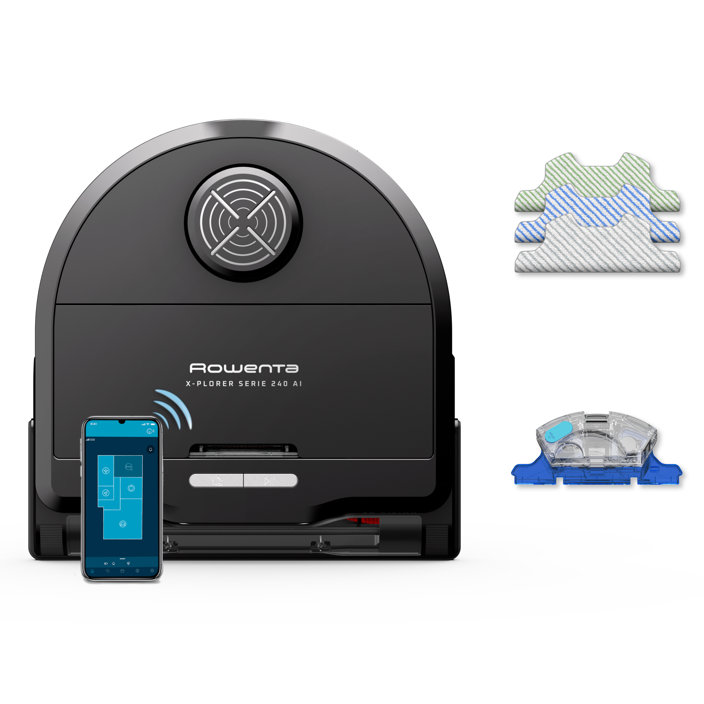 Aspirateur robot X-PLORER SERIE 240 AI, Modèle Animal & Allergy