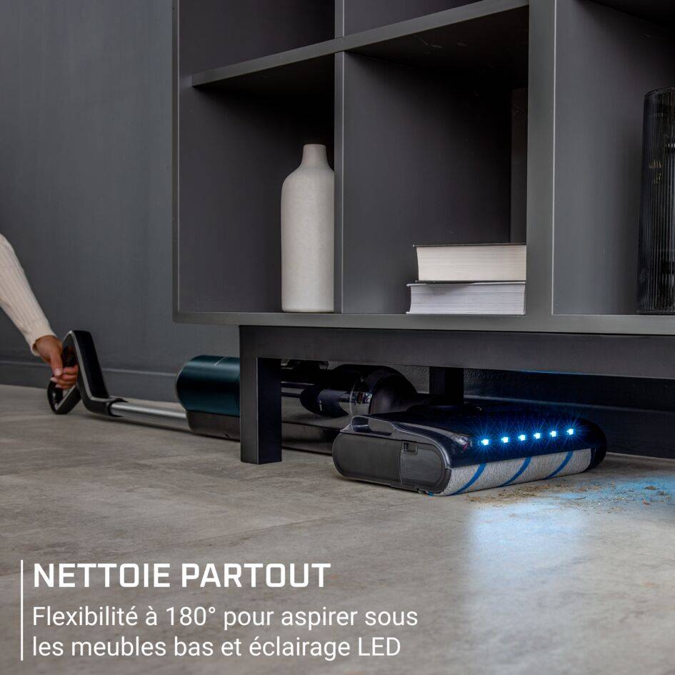 X-Clean 7 GZ5735E0 Aspirateur laveur 2-en-1 - 50 min d'autonomie - Nettoyage et séchage automatique