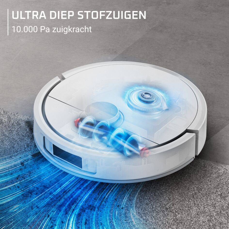 X-Plorer Serie 580 Max RR9547E0 Robotstofzuiger Wet & Dry - Automatisch leegstation - 10.000Pa - Laser technologie