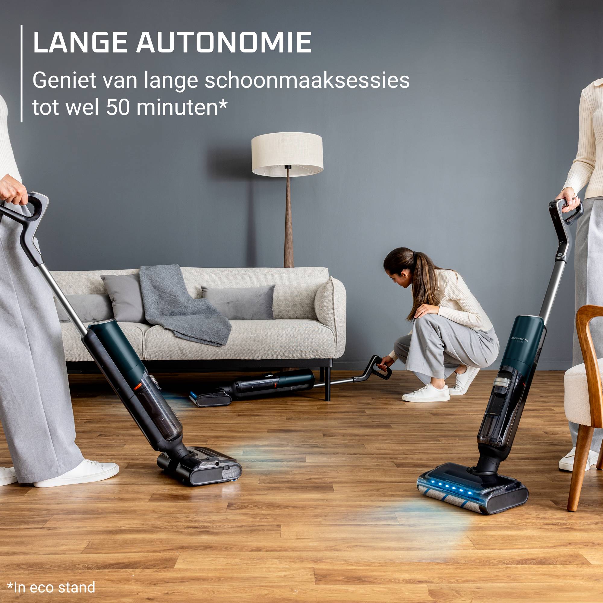 X-Clean 7 GZ5735E0 2-in-1 Vloerreiniger & Stofzuiger - 50 min autonomie - Automatische reiniging van borstel