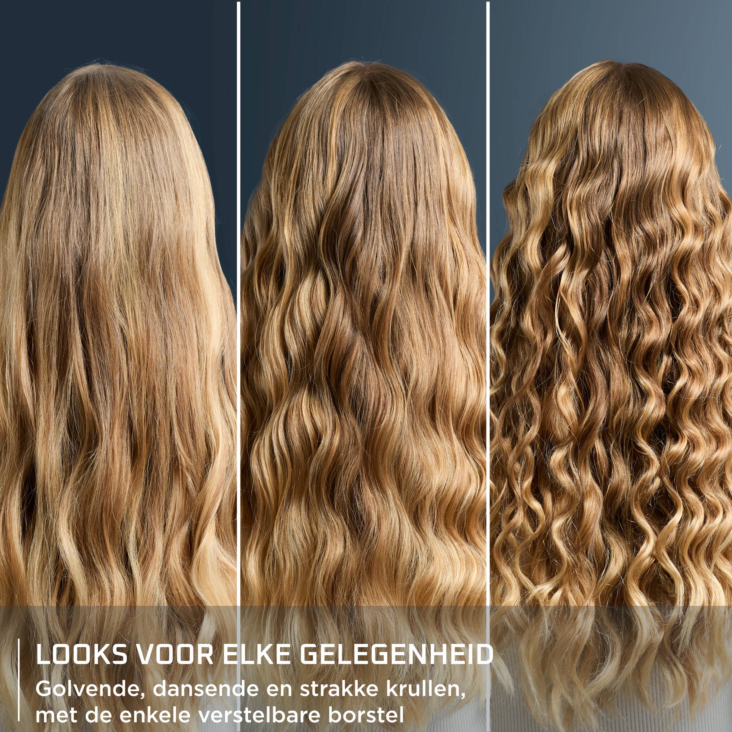 Twist Curl CF4620 Krultang – 3 krulgroottes – 4 temperatuurinstellingen (150°C - 210°C)