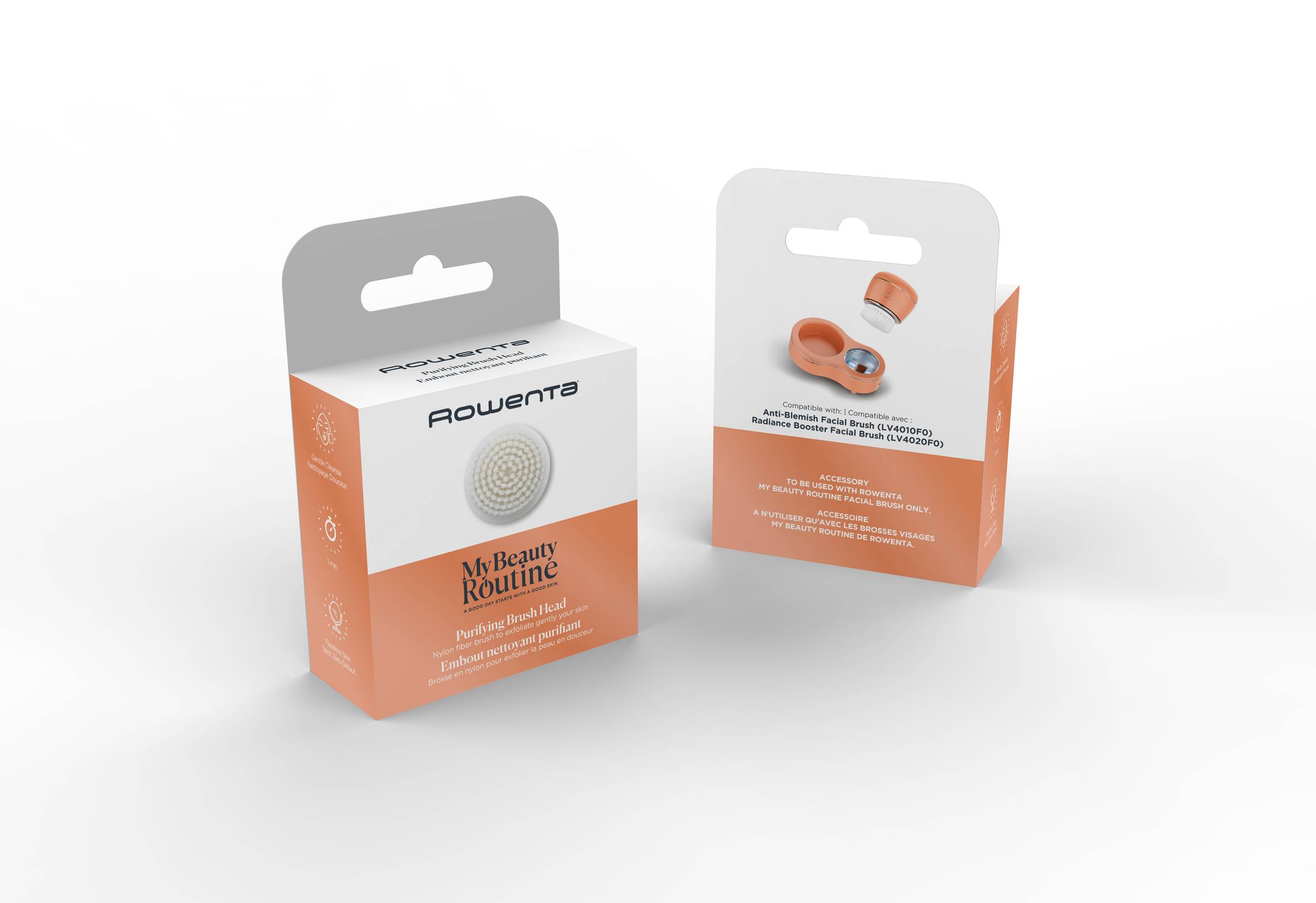 Embout brosse visage exfoliant XD4110F0