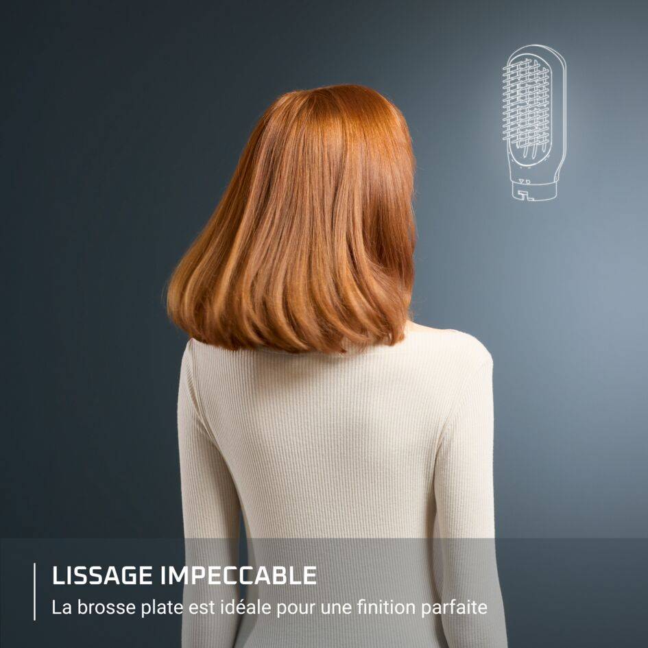 Air Shape UB9820 Brosse soufflante multistyler - 3 niveau de vitesses/températures - Ceramique