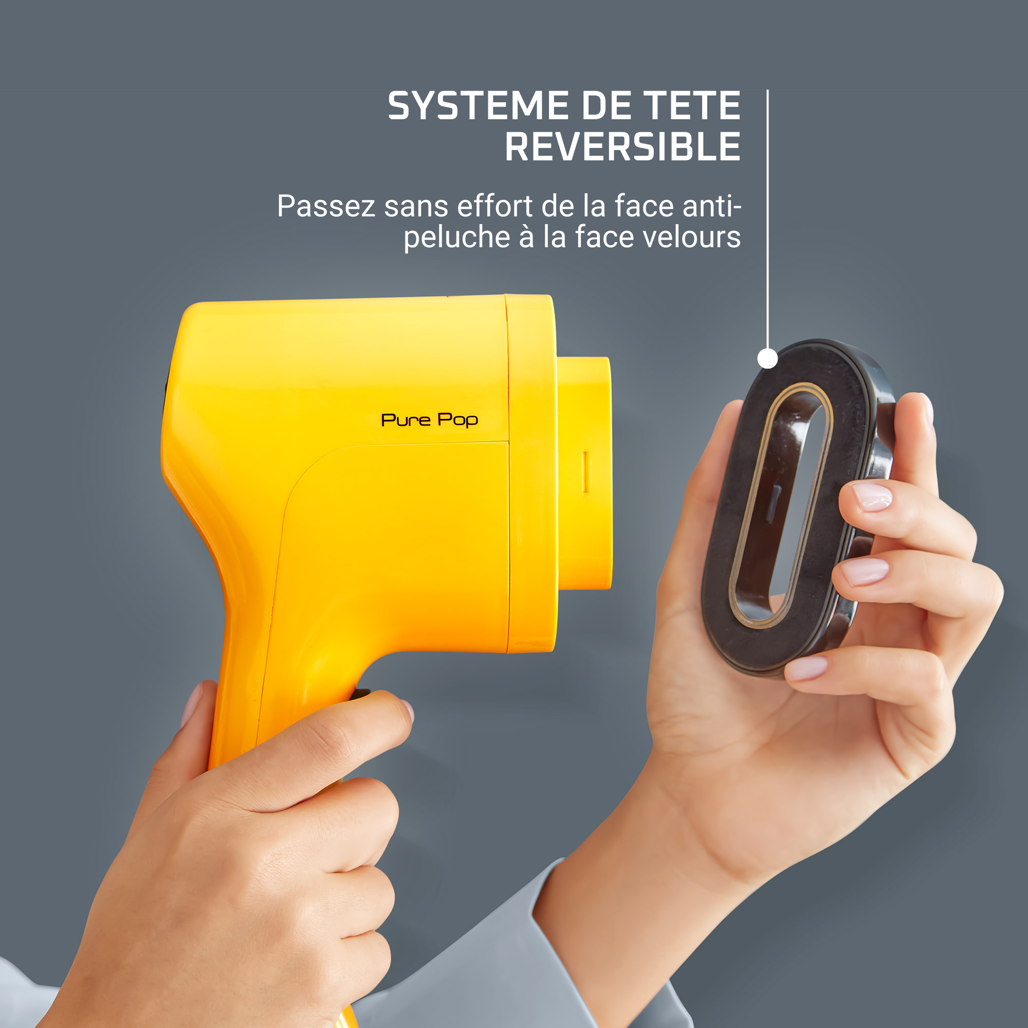 Pure Pop DR2026 Défroisseur vapeur - 1.300W - Débit de vapeur 20g/min