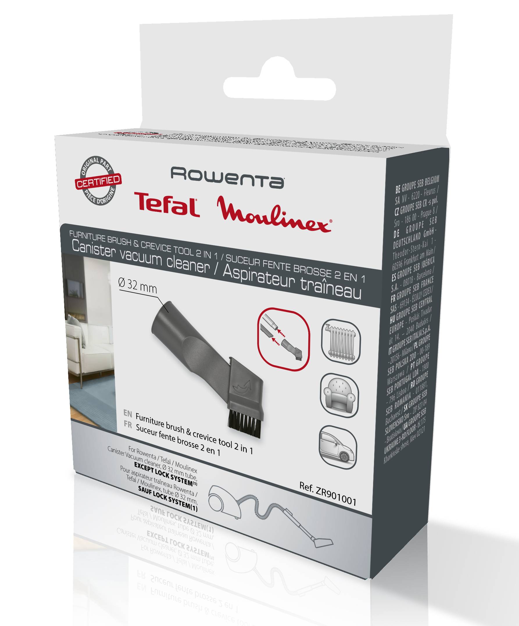 Suceur étroit avec brosse ZR901001