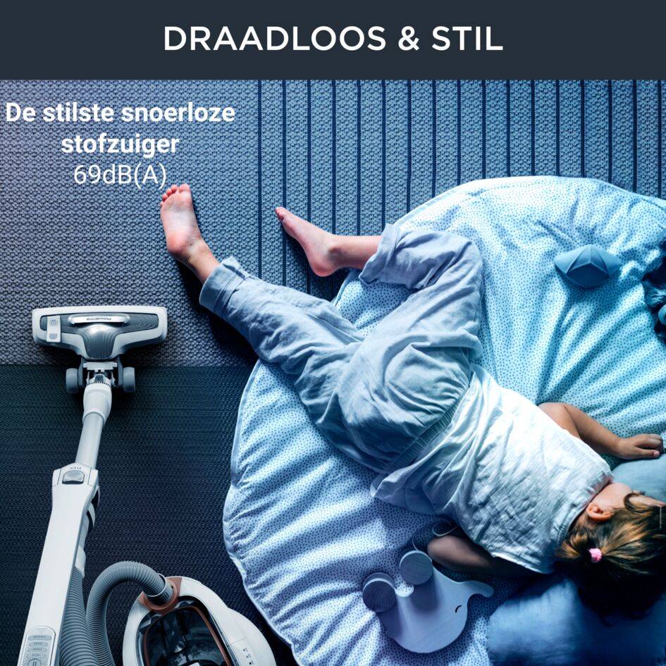 X-Ô IX7777 Draadloze stofzuiger - 230 AirWatt - 180 min autonomie (2 batterijen) - 1,0L