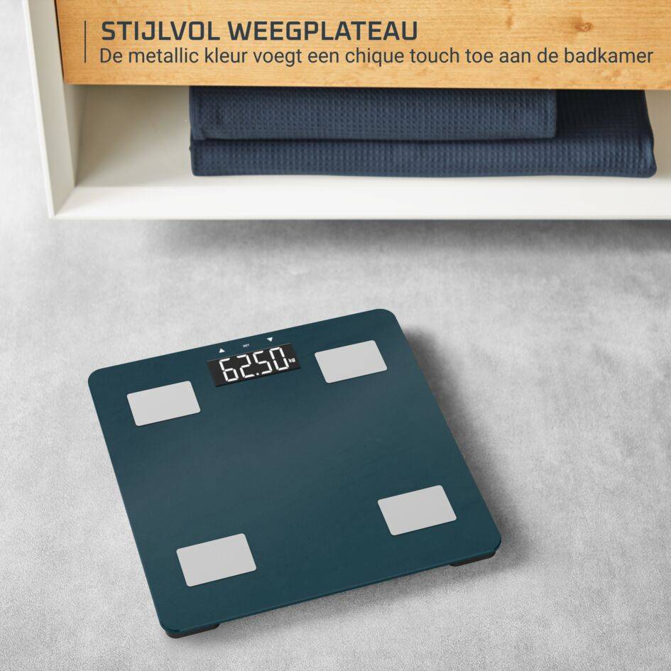 Body Up 2.0 BR2600V0 Slimme weegschaal – 7 lichaamsindicatoren – 8 profielen - 180 kg