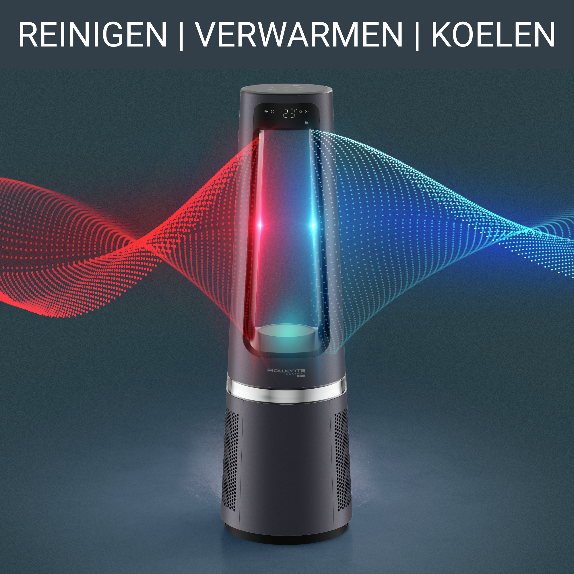 Eclipse 3-in-1 QU5062 Luchtreiniger, Ventilator & Chauffage