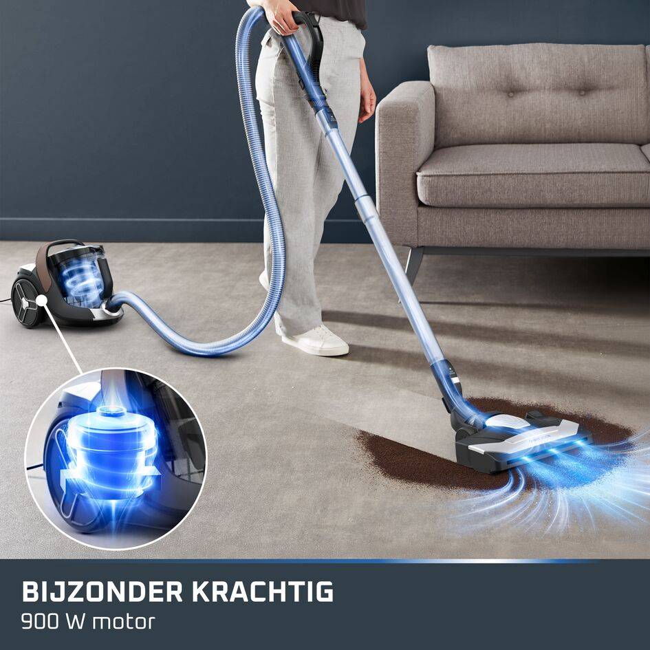 Silence Force Cyclonic&nbsp;8 RO7C89E0Stofzuiger zonder zak - 900W - Ultra stil: 66dB - LED-zuigmond