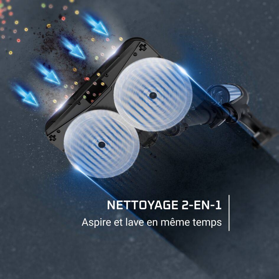 X-Force Flex&nbsp;14.80 Aqua RH9BC1 Aspirateur balai 2-en-1 - 240&nbsp;AirWatts - 90 min - Allergie