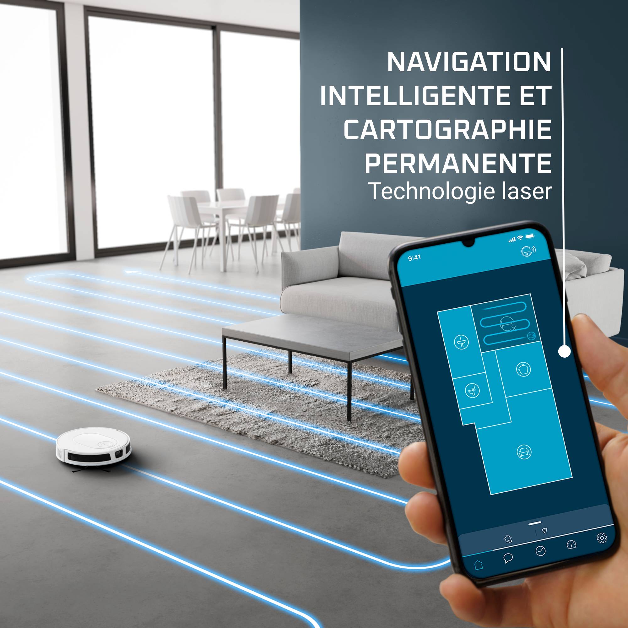 X-PLORER Serie 70+, Aspirateur robot, Modèle Animal