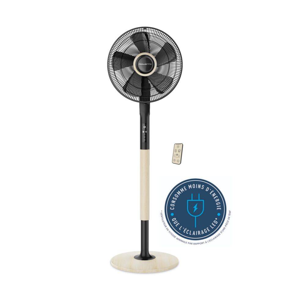 Turbo Silence Extreme+ VU5880 Ventilateur sur pied à oscillation - mode nuit - 35 db(A) - 5 vitesses