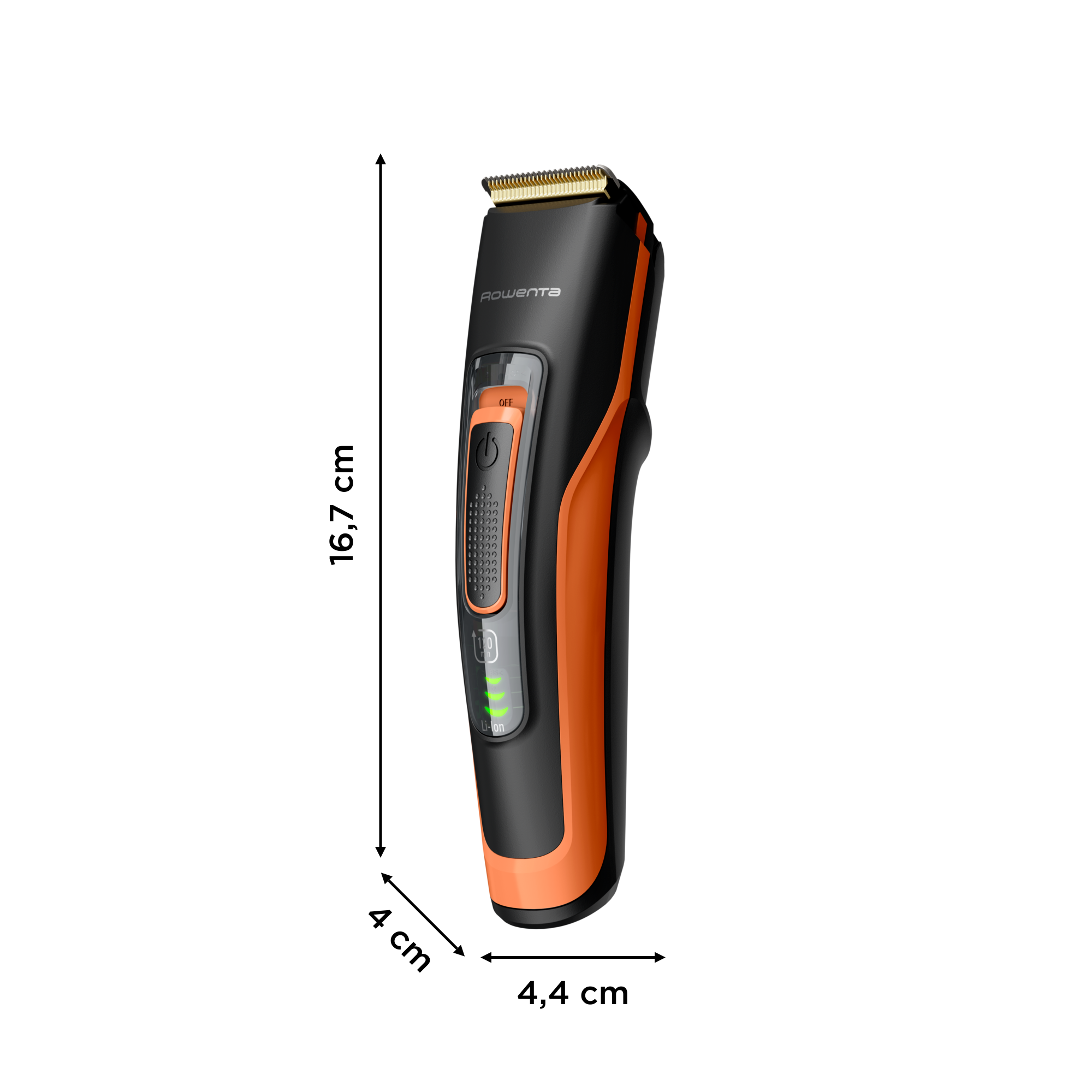 Rowenta Sport Collection, Advancer Hair Clipper, 120 Minutes Autonomy