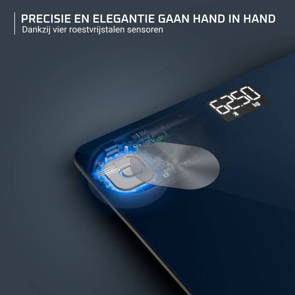 Goodvibes Life + 2.0 BR9720F0 Verbonden weegschaal – Intuïtieve app – 15 indicatoren – 180 kg
