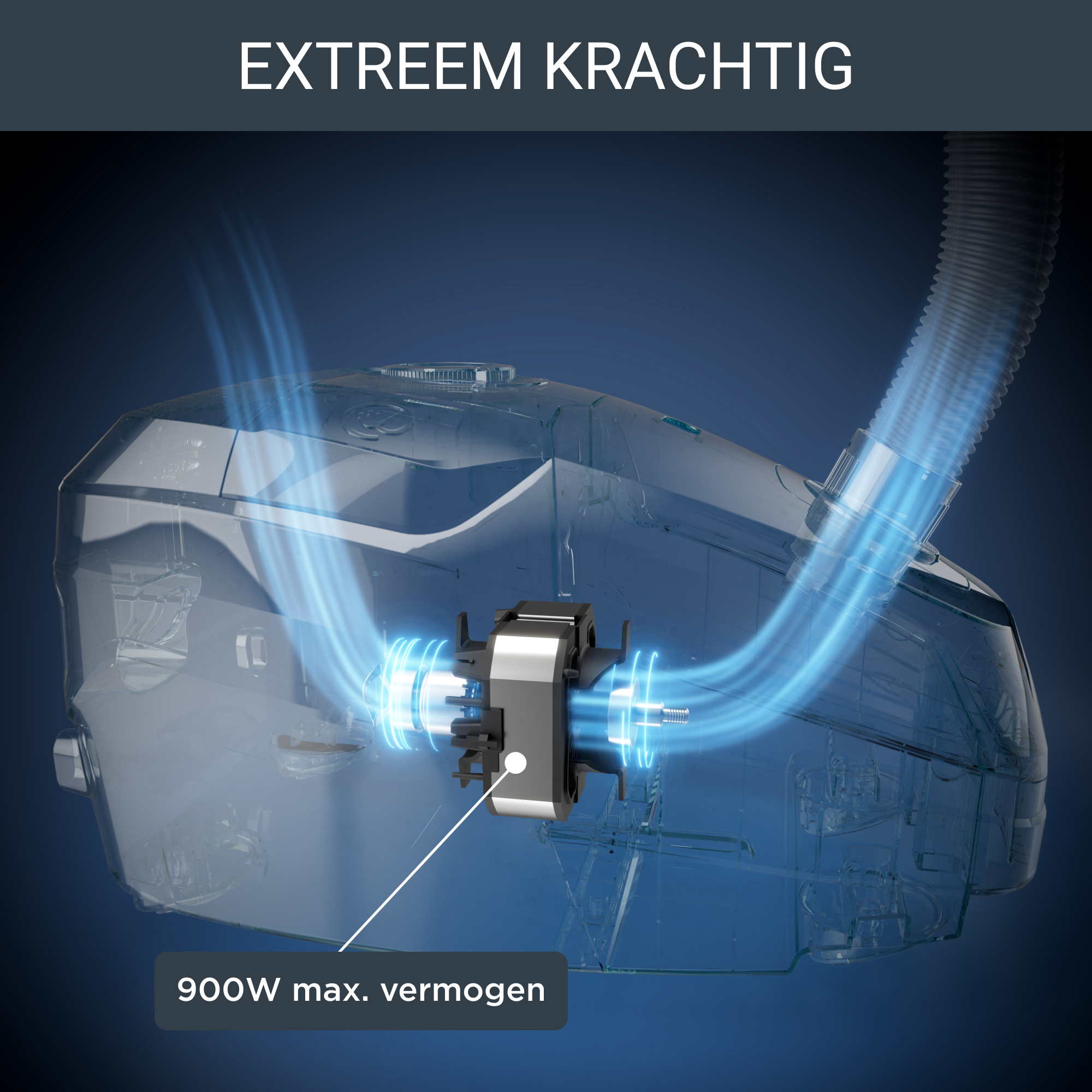 Green Force Max RO4933 Stofzuiger met zak - 900W - 75dB