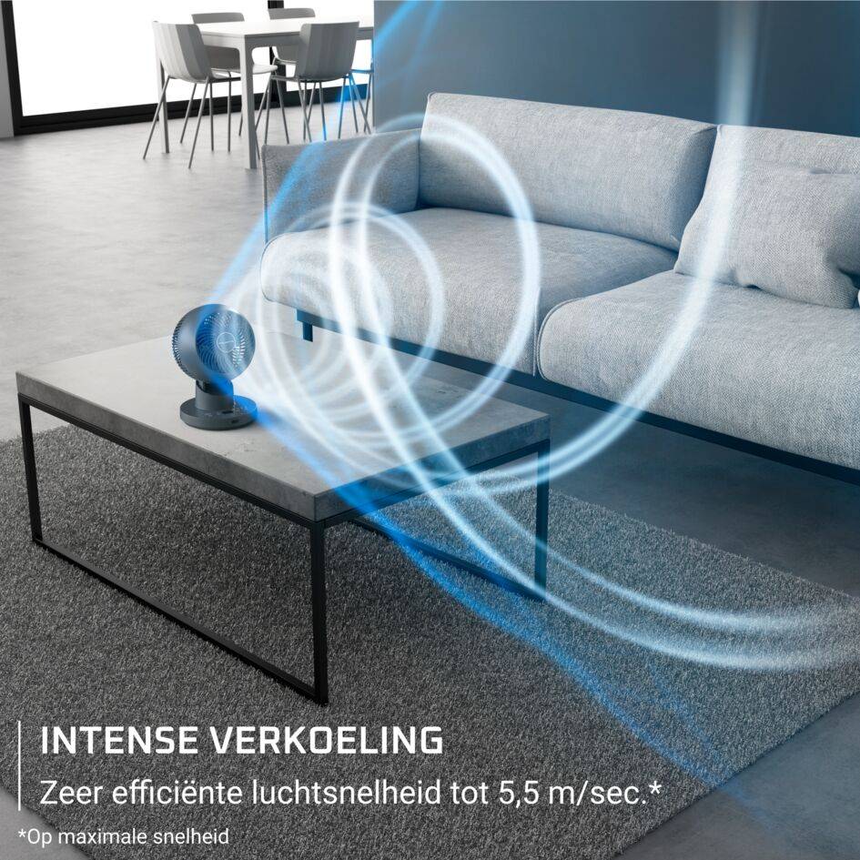 Turbo Swift Compact QV2540 Tafelventilator - 5,5 m/s - Stil