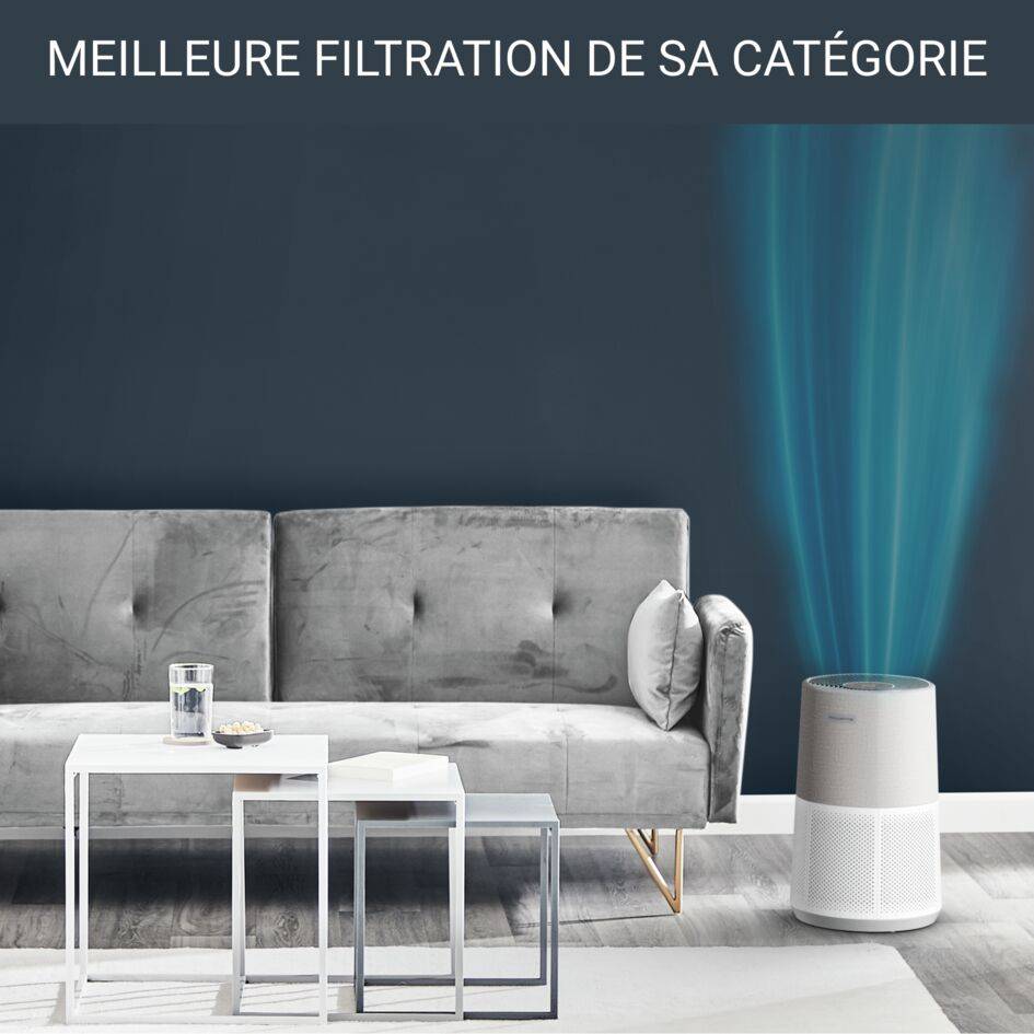 Pure Air City PU2840 Purificateur - 3 niveaux de filtration - Efficacité : jusqu'à 100%
