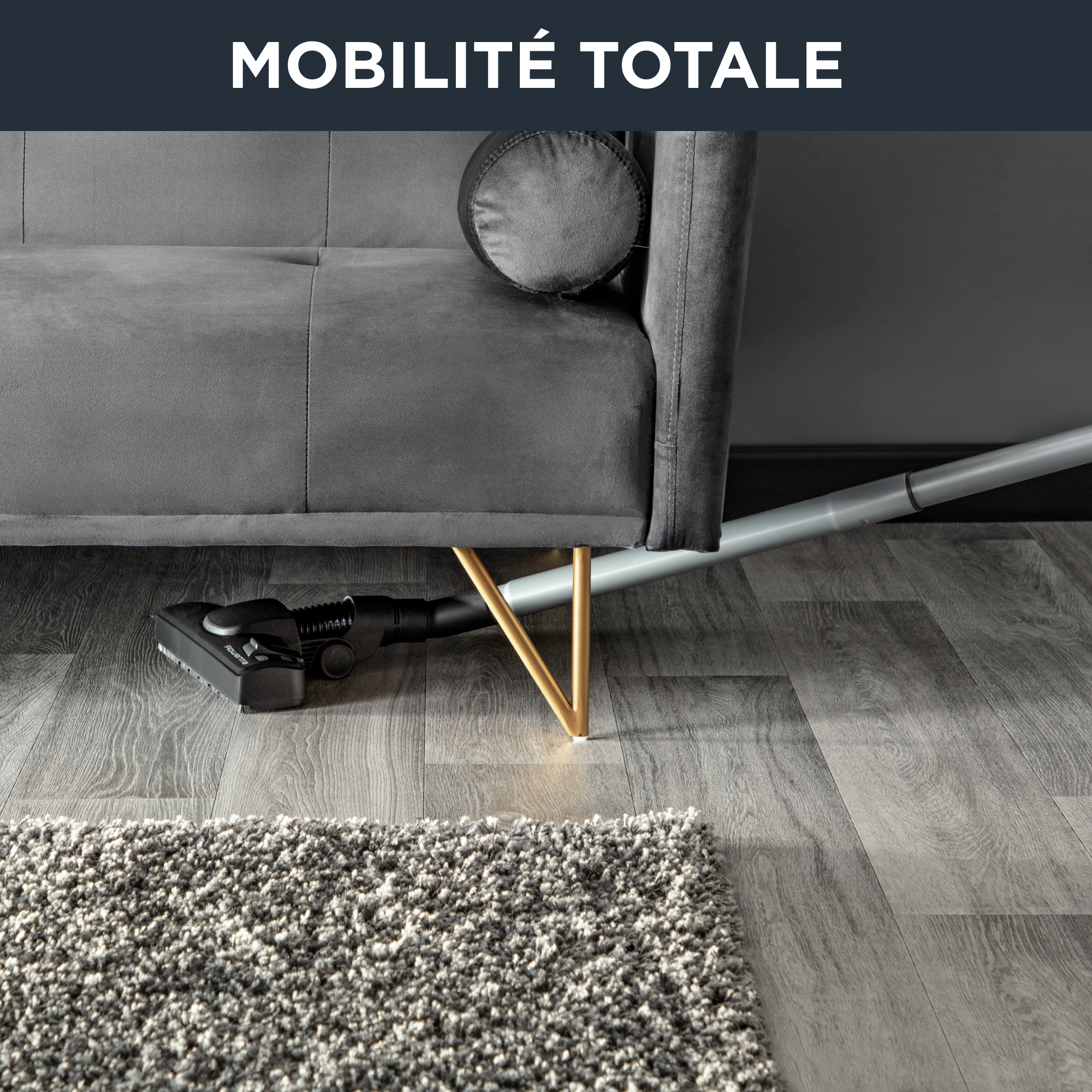 Silence Force Allergy+ RO6859 Aspirateur avec sac - 450W - Silencieux : 69dB - Brosse parquet