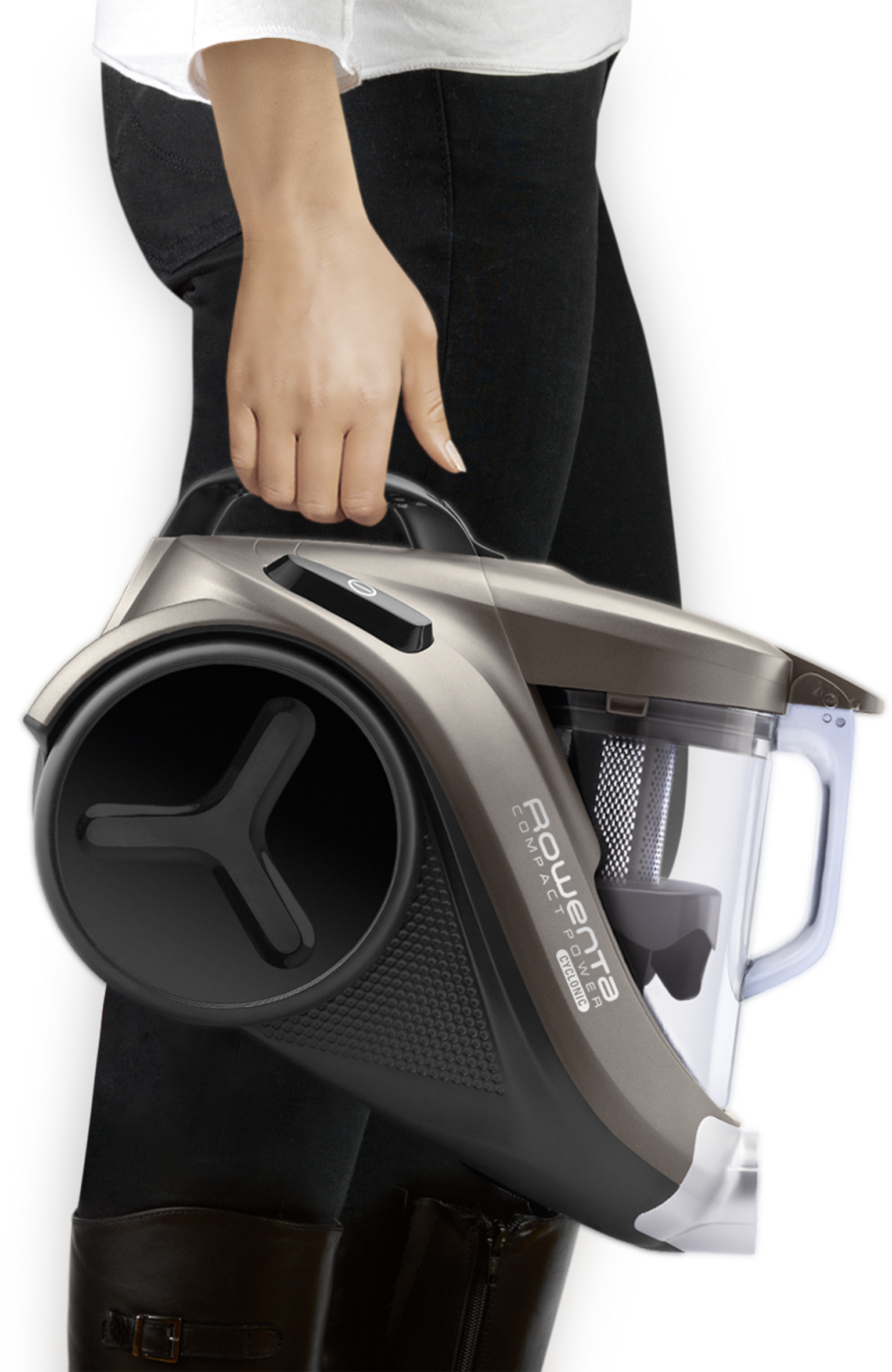 Compact Power Cyclonic RO3786 Aspirateur sans sac