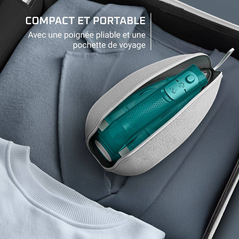 First Class DA1610E0 Fer vapeur - Format voyage pliable - Chauffe rapide